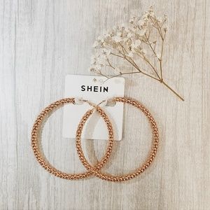 *NWT* SHEIN Oversized Gold Hoop Earrings